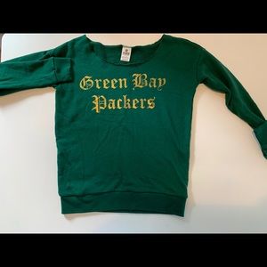 Victoria’s Secret PINK Green Bay Packers Crew Neck